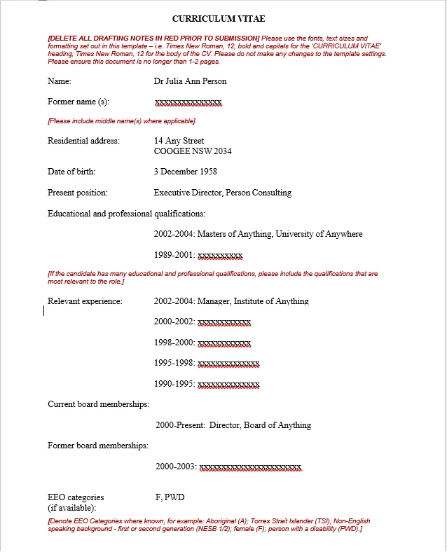 Thumbnail image of document template
