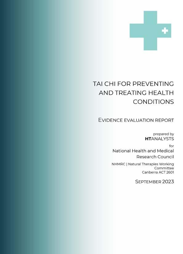 Natural Therapies Review 2024 – Tai Chi evidence evaluation