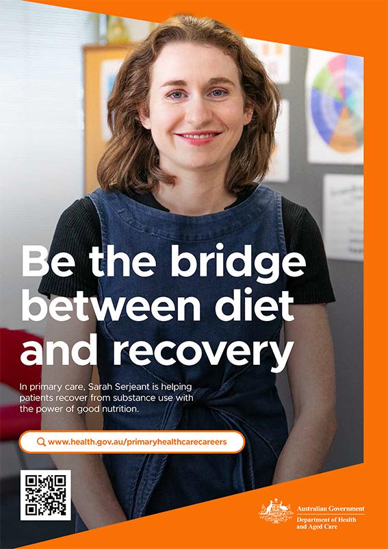 Poster to support primary health care careers.