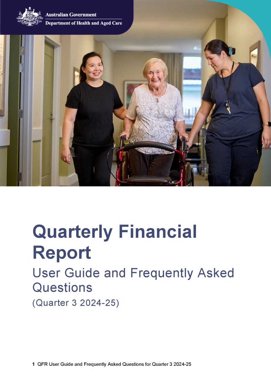 QFR user guide and FAQs