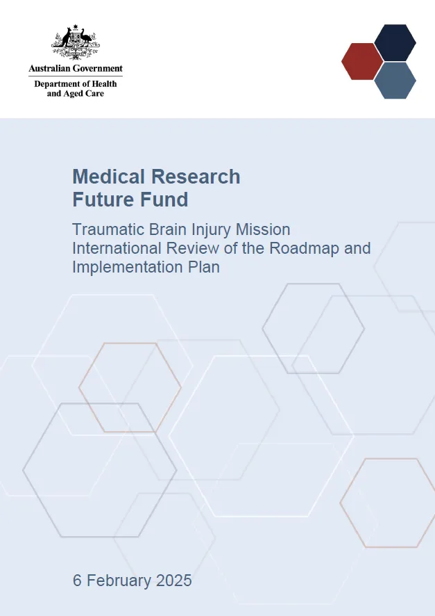 MRFF Traumatic Brain Injury Mission International Review of the Roadmap and Implementation Plan