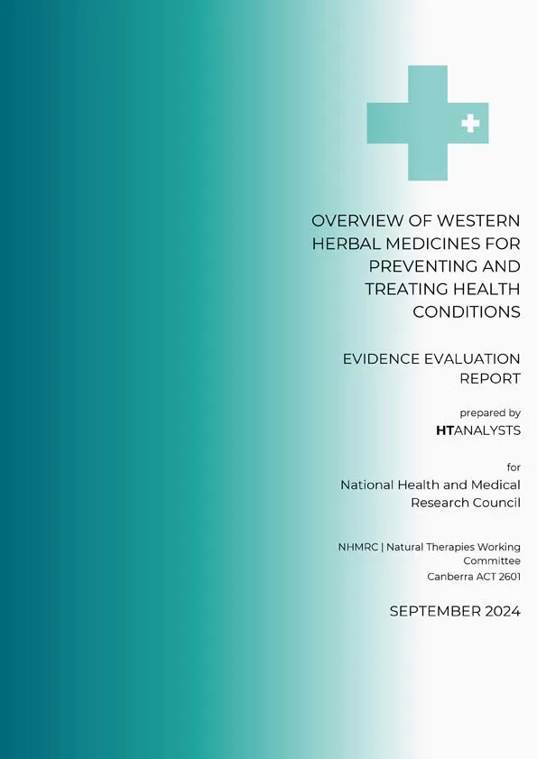 Natural Therapies Review 2024 – Western herbal medicine evidence evaluation