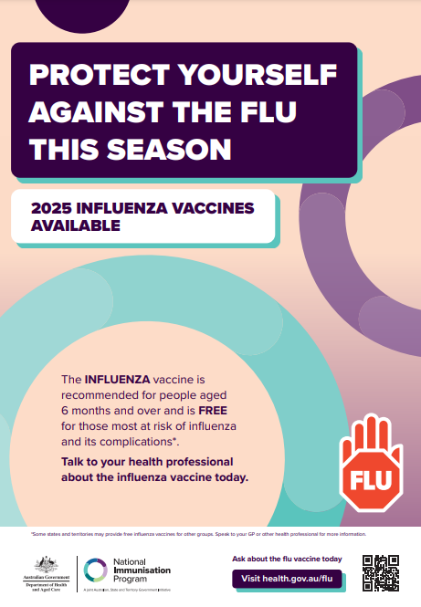 2025 influenza (flu) vaccination – General Poster