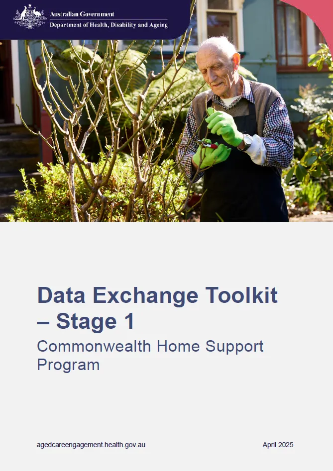 Cover page for the Data Exchange Toolkit – Stage 1