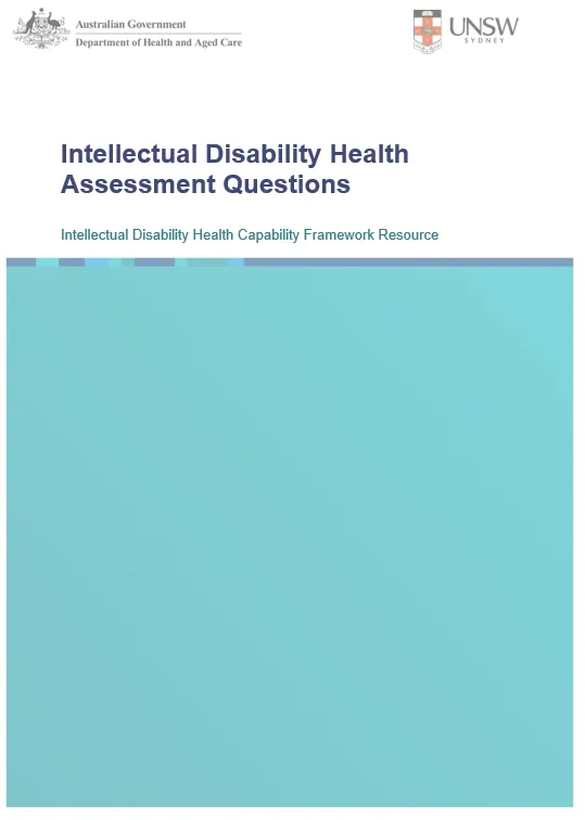Intellectual Disability Health Capability Framework Assessment Questions