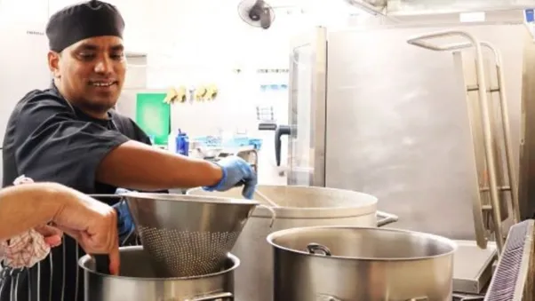 Nikesh, a chef at Resthaven Marion