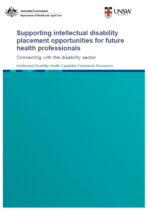 Supporting intellectual disability placement opportunities for future health professionals