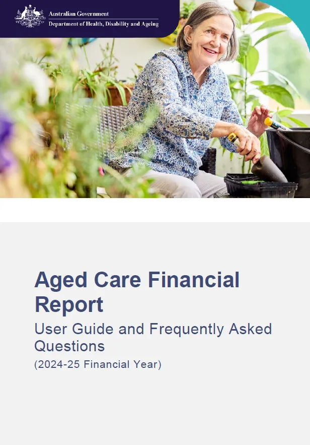 Cover page for the ACFR User Guide and Frequently Asked Questions 2024–25