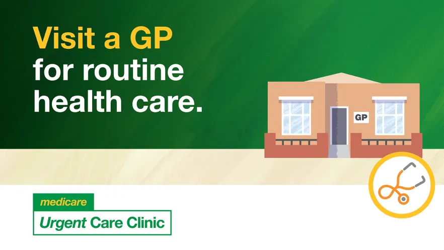 Cover image for the social media tile - Routine or urgent