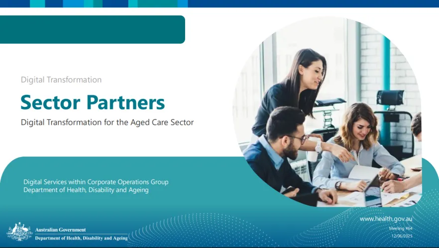 Digital Transformation Sector Partners slide presentation – June 2025