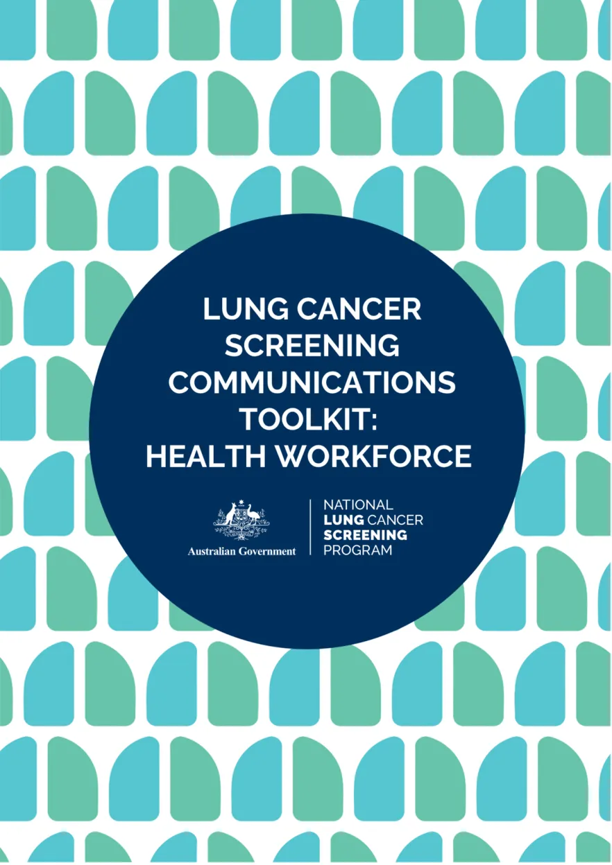 Lung cancer screening program - Communications Toolkit