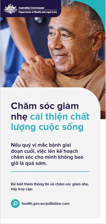 Tờ rơi cho người dùng dịch vụ chăm sóc giảm nhẹ