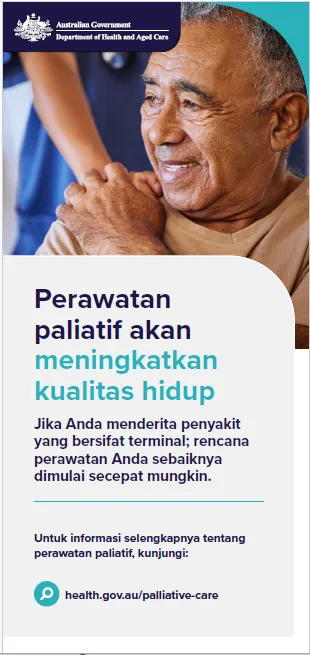 Selebaran konsumen perawatan paliatif