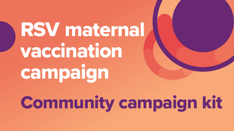 Thumbnail: RSV maternal vaccinations community kit image