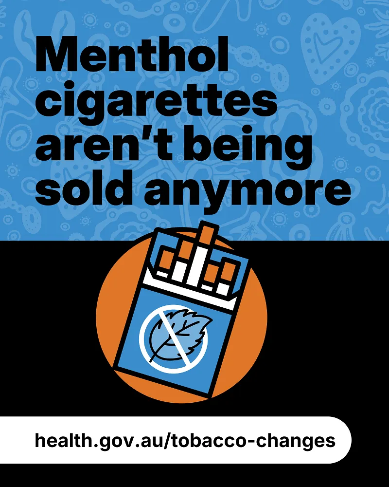 Cover image for the Menthol cigarettes aren't being sold anymore social tiles