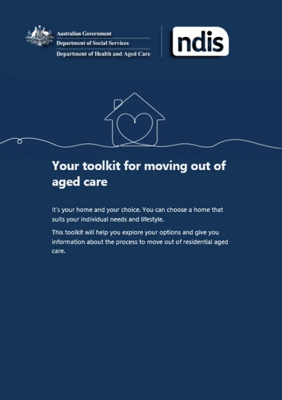 About the younger people in residential aged care (YPIRAC) toolkit cover page