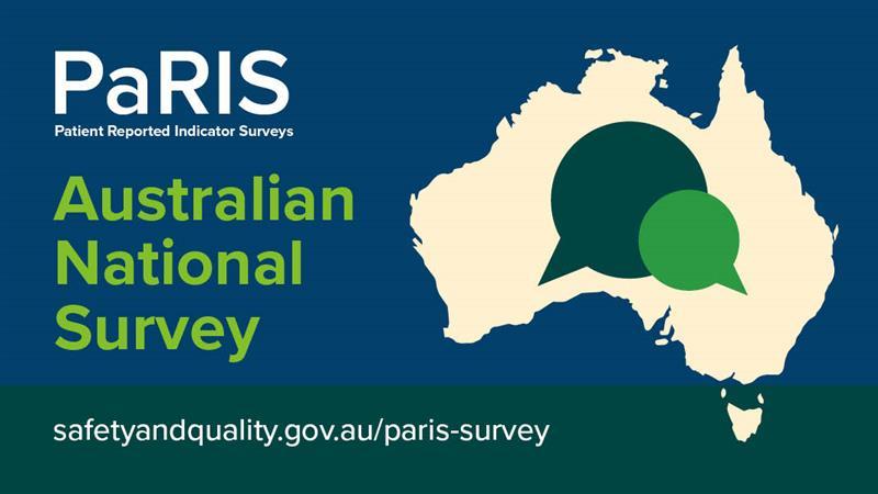 Graphic Tile for the PaRIS Health Survey Australian National Report