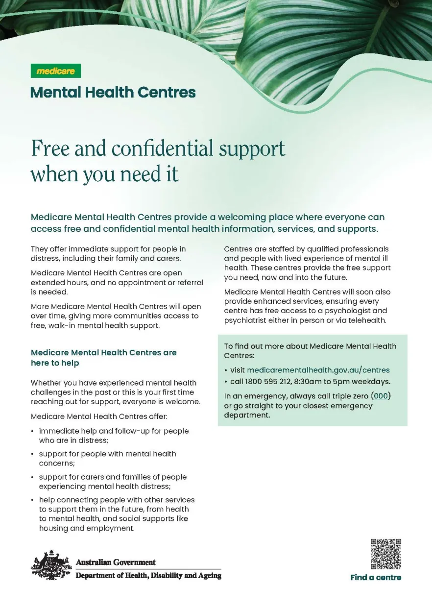 MMHC General fact sheet cover image
