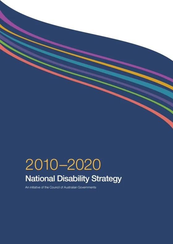 National Disability Strategy 2010–2020