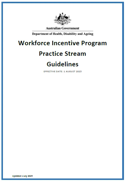 WIP Practice Stream Guideline (August 2025)