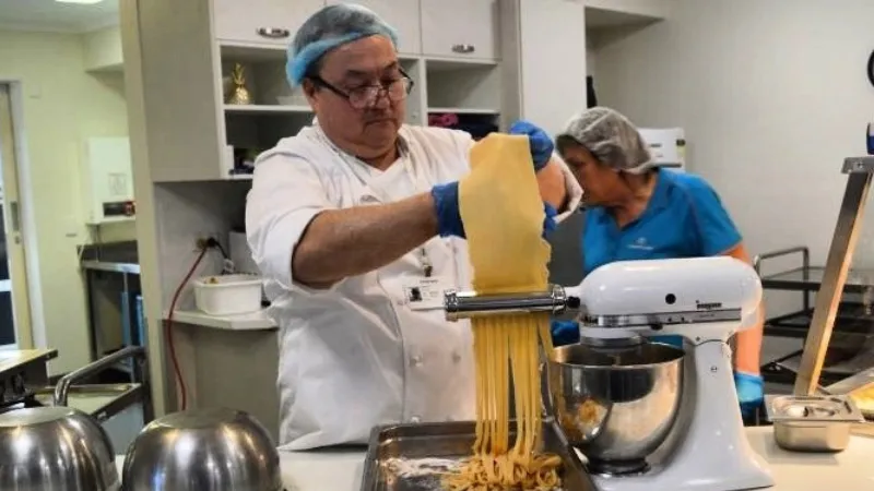 Darren Ho, chef at BaptistCare Orana aged care home