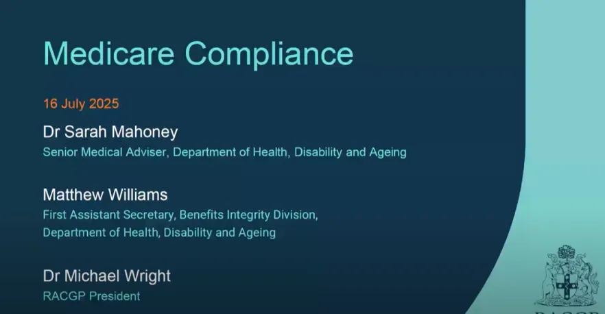 Medicare compliance webinar