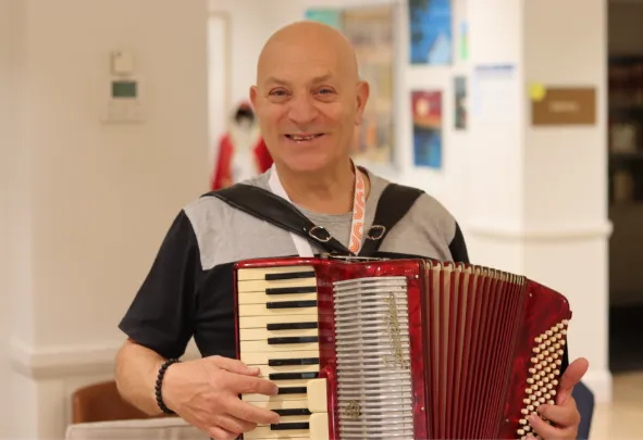 For Louka volunteering is more than just spending time with elders in his community, it is an extension of his parents' legacy. 