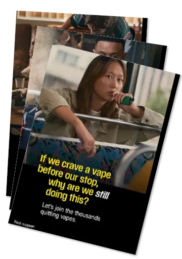Youth Vaping Education Campaign: posters