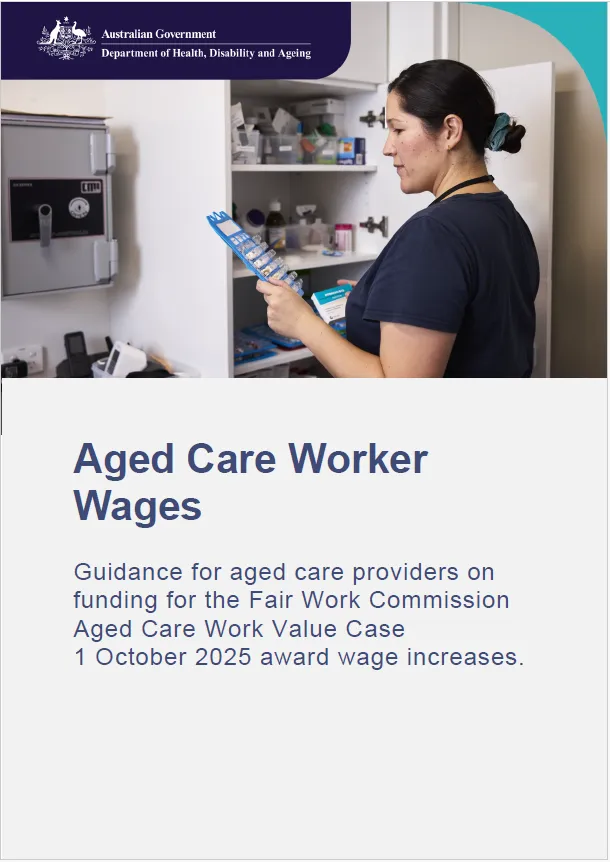 Thumbnail image of Aged Care worker wages document