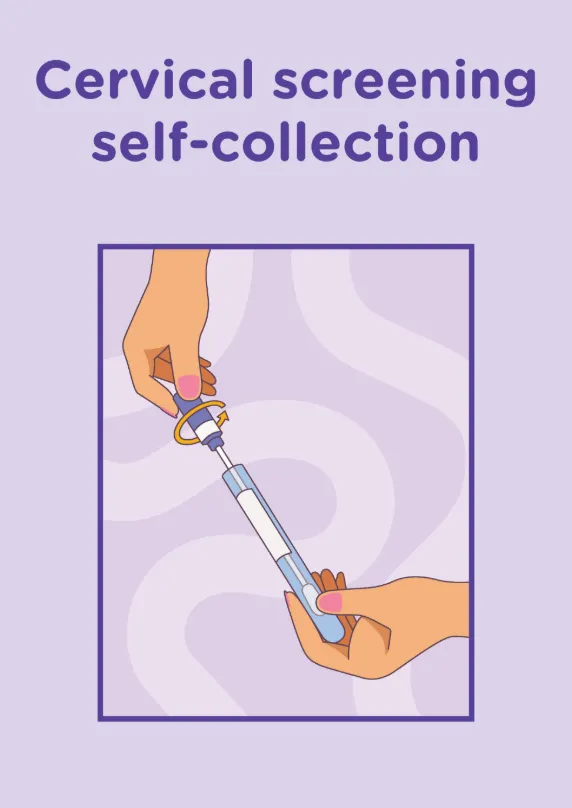 Illustrated image of the Cervical Screening Self-collection instrument