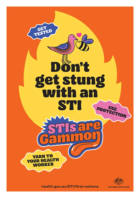 Thumbnail: Poster Don't get stung with an STI