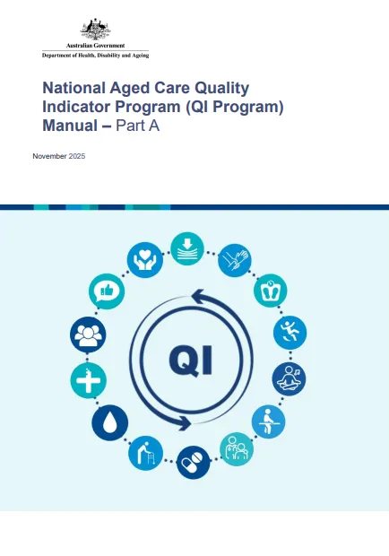 National Aged Care Quality Indicator Program Manual – Part A cover page