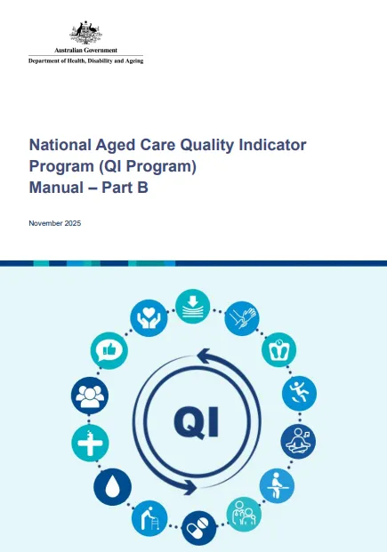 National Aged Care Quality Indicator Program Manual – Part B cover page