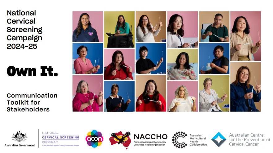 National Cervical Screening Campaign 2024-25 cover page