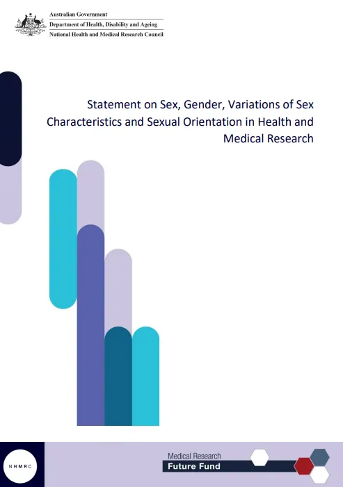Cover page for the Statement on Sex, Gender, Variations of Sex Characteristics and Sexual Orientation in Health and Medical Research