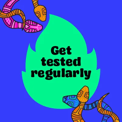 Thumbnail image: Get tested regularly-