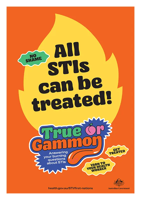 THUMBNAIL: All STIs can be treated - True or Gammon - Poster 2