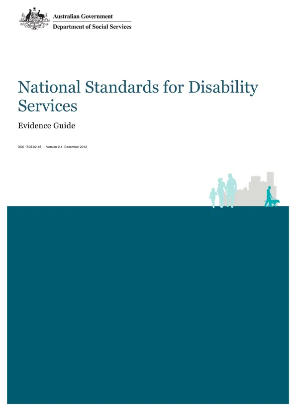 National Standards for Disability Services – Evidence guide