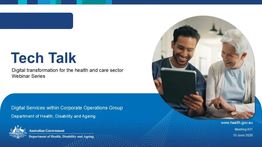 Digital Transformation Tech Talk – 10 June 2026 – Presentation slides ...
