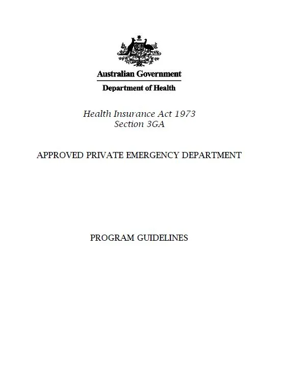 Image of the cover of the  APED guidelines