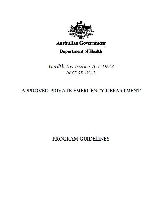 Image of the cover of the  APED guidelines