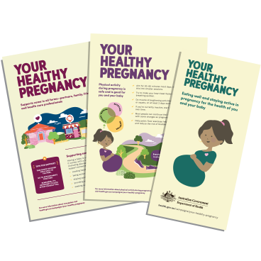 3 Your Healthy Pregnancy brochures