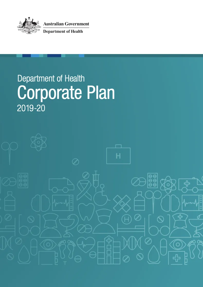 Corporate Plan 2019–20 cover
