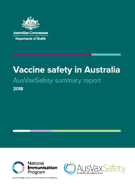 Vaccine safety in Australia AusVaxSafety 2018 cover
