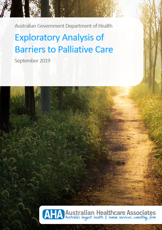 Exploratory Analysis of Barriers to Palliative Care cover