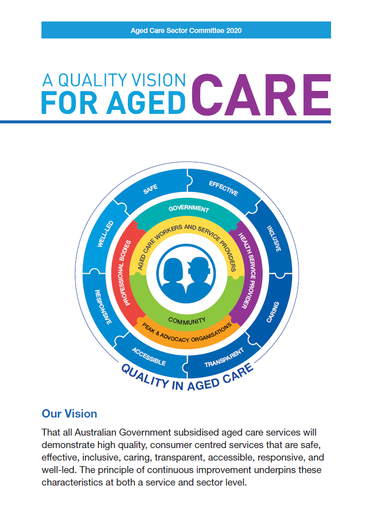 A quality vision for aged care