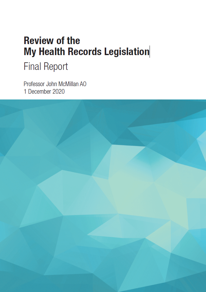 Review of the My Health Records Legislation cover