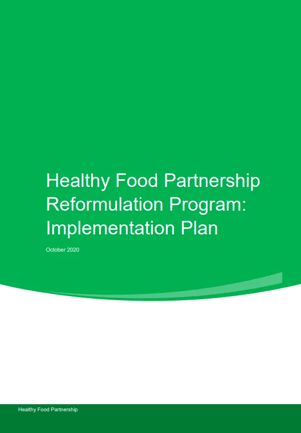 Partnership Reformulation Program resource collection