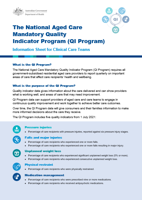 QI Program information sheets