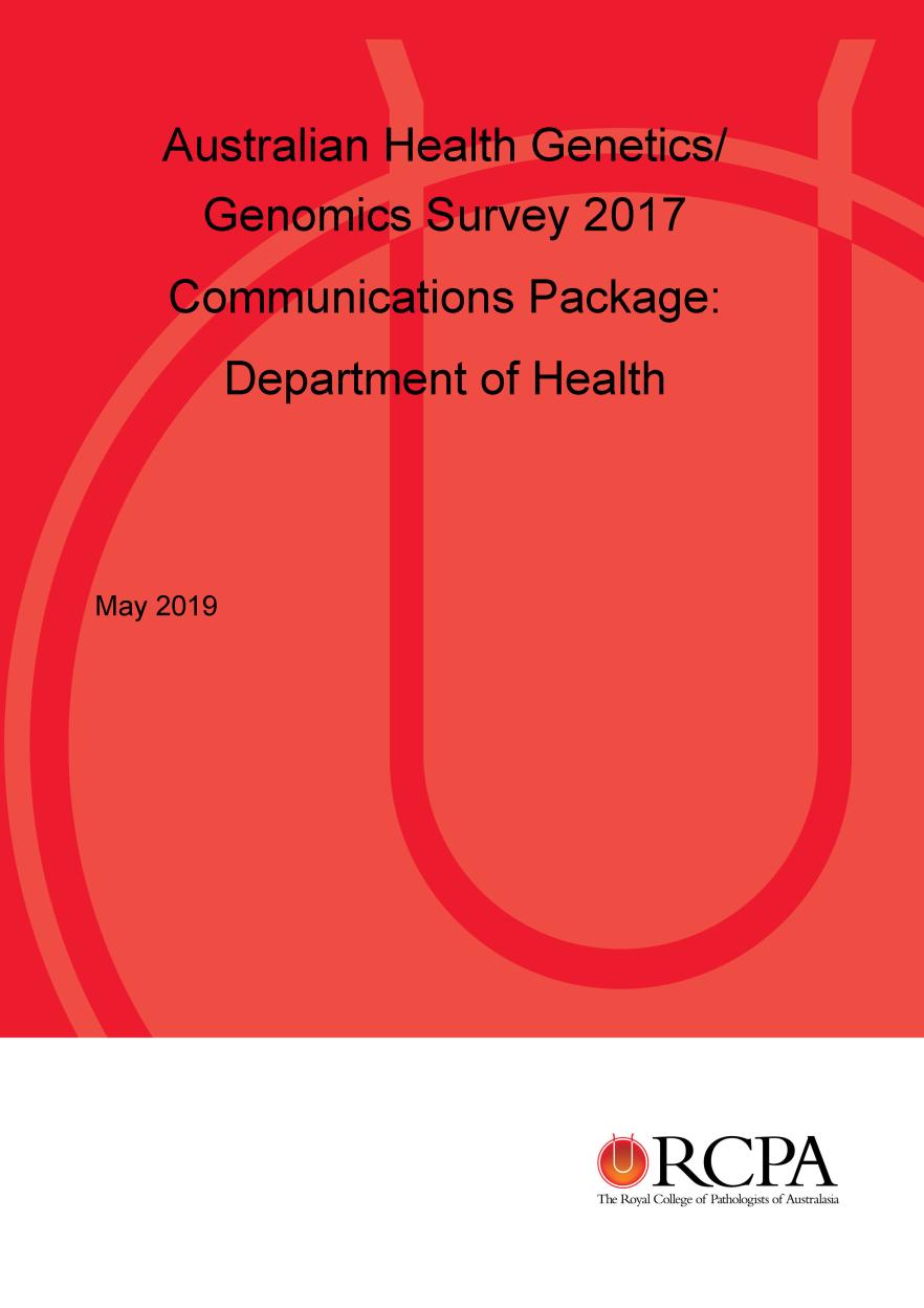 National stocktake of genetics and genomics testing and activities